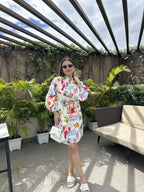 CAPRI TIE UP SHORT DRESS