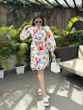AMALFI TIE UP SHORT DRESS R.A.M.P