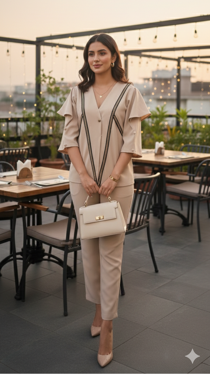 Bianca co ord Beige R.A.M.P