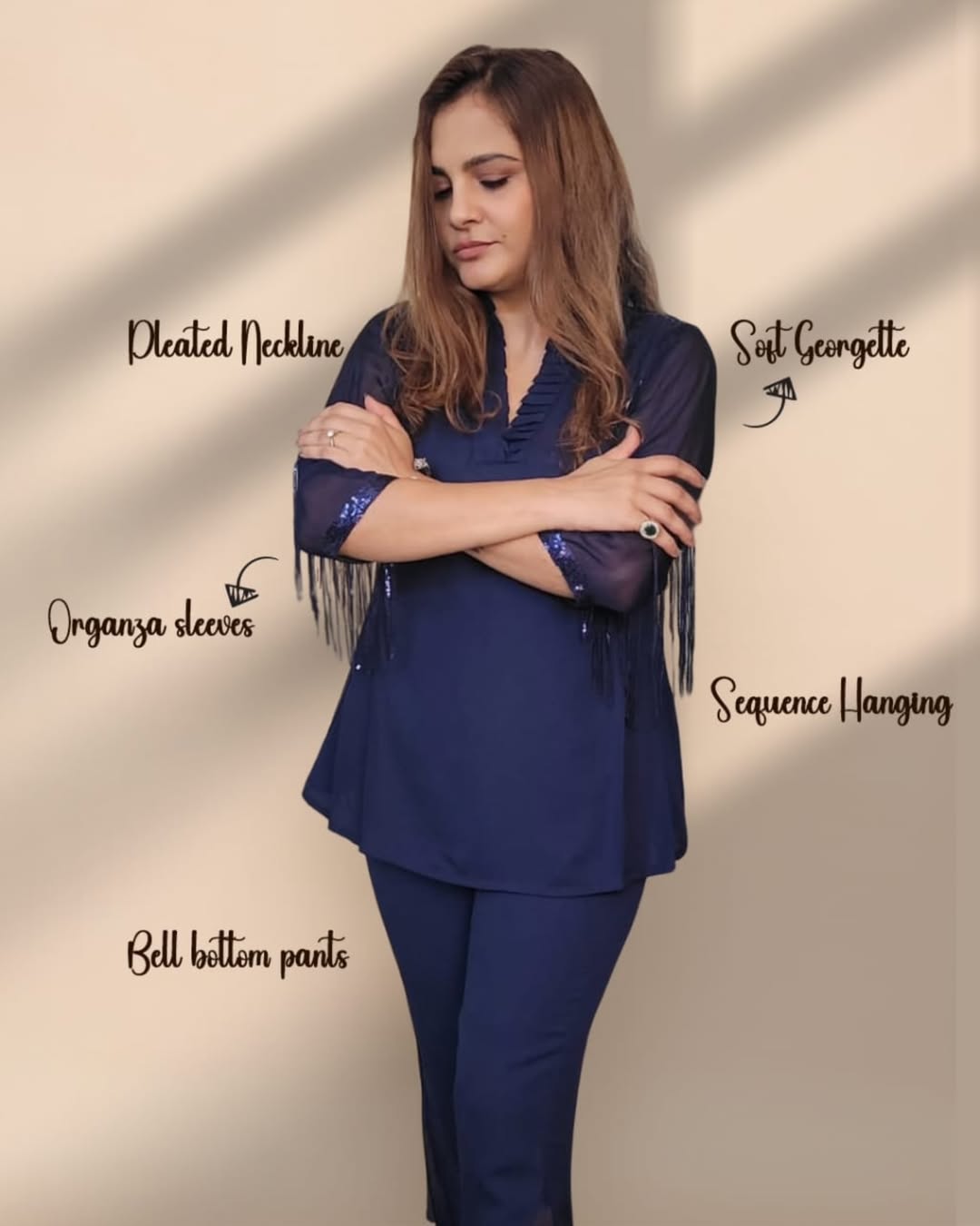 Sequence Drama Blue co ord