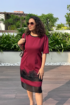 Regal Wine Dress R.A.M.P