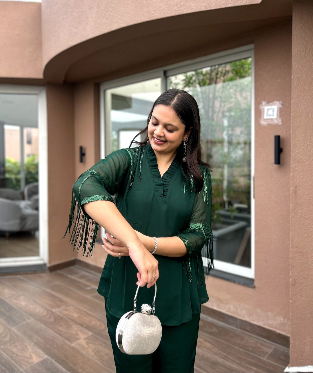 Sequence Drama Green co ord