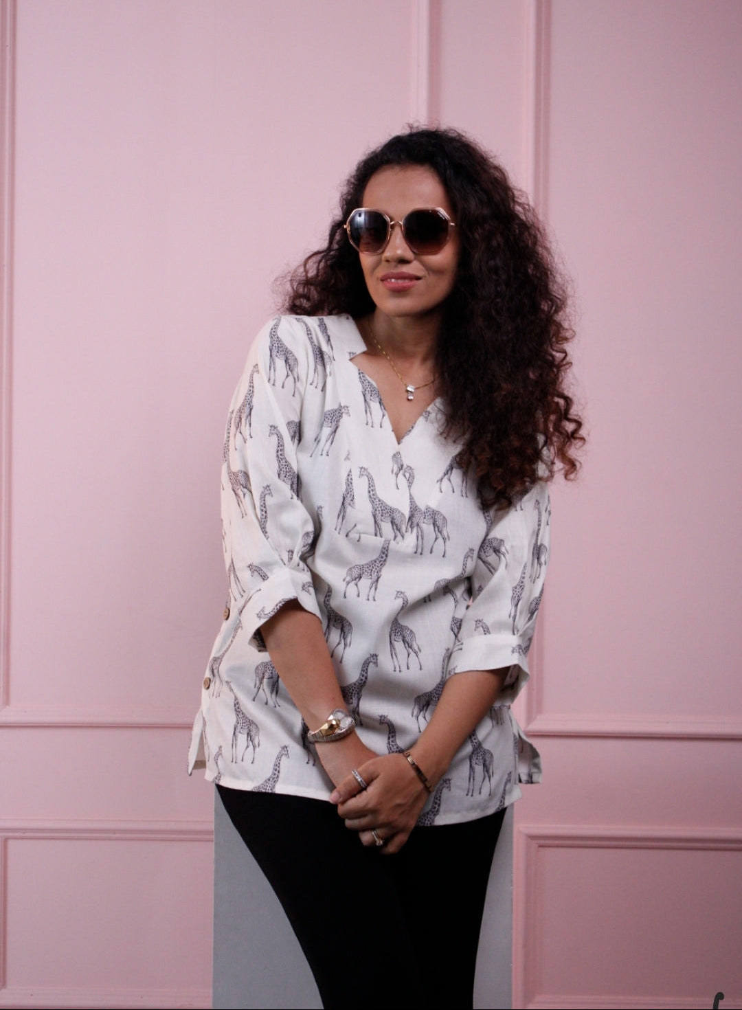 Masai Linen Cotton Top