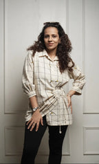 QUEEN BEE TIE UP SHIRT R.A.M.P